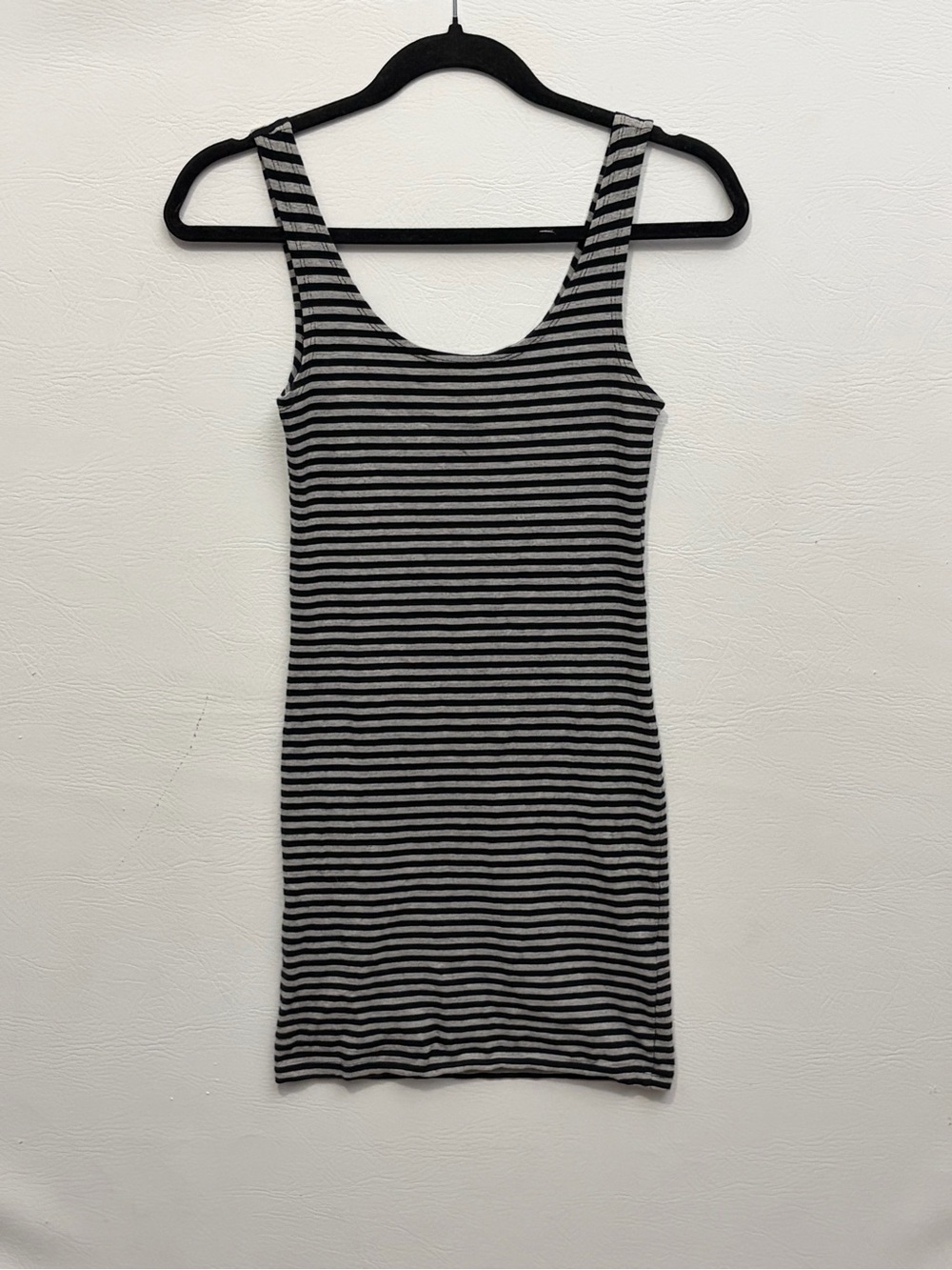 H&M DIVIDED Black and Gray Striped Sleeveless Top 4